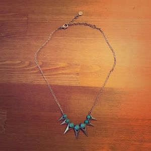 ✨gold and turquoise necklace✨